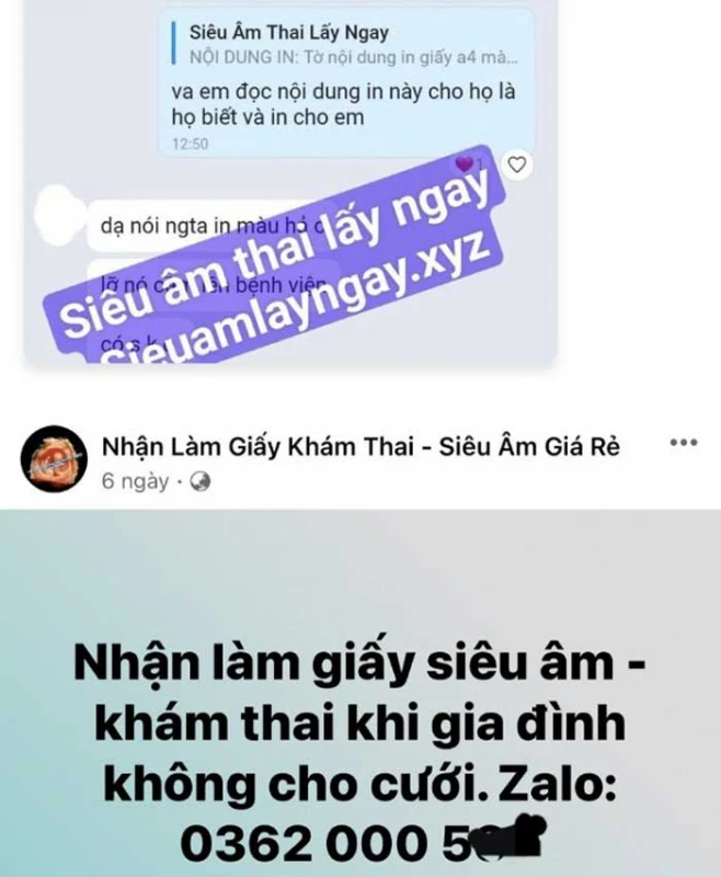 Mua giấy khám thai giả dễ như mua rau