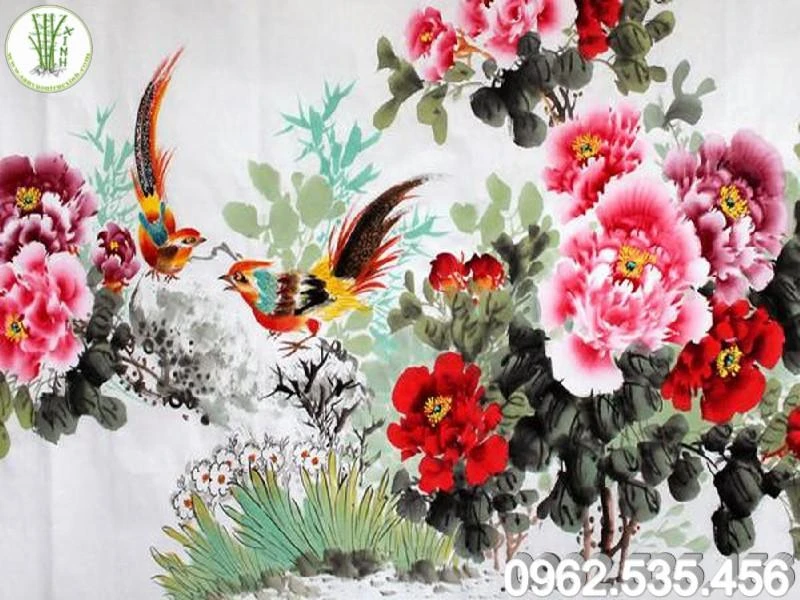 Ý Nghĩa Các Mẫu Tranh Hoa Mẫu Đơn Và Cách Chọn Tranh Đúng Phong Thủy