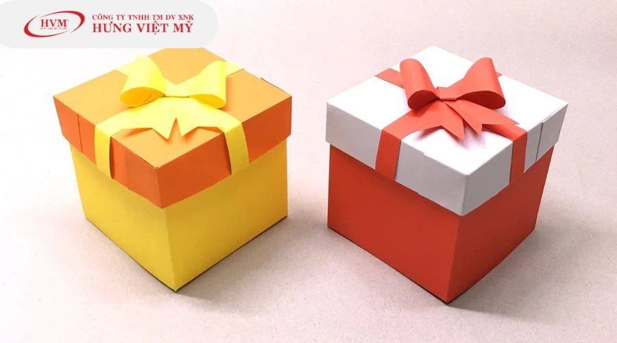 Cách gấp hộp giấy có nắp hình chữ nhật đơn giản, đẹp