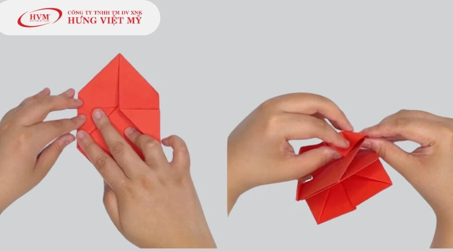 Cách gấp hộp giấy có nắp hình chữ nhật đơn giản, đẹp