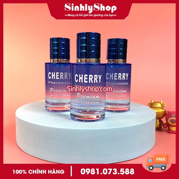 Nước hoa kích dục nữ Cherry Pheromone For Him không mùi siêu mạnh