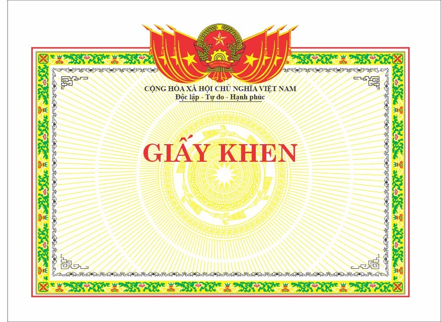 55 Mẫu Giấy Khen Mẫu Bằng Khen đẹp nhất 2024 - 2025