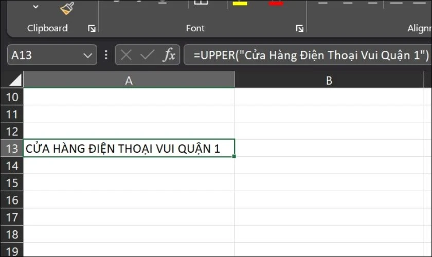 Hướng dẫn mẹo viết hoa chữ cái đầu trong Excel nhanh gọn