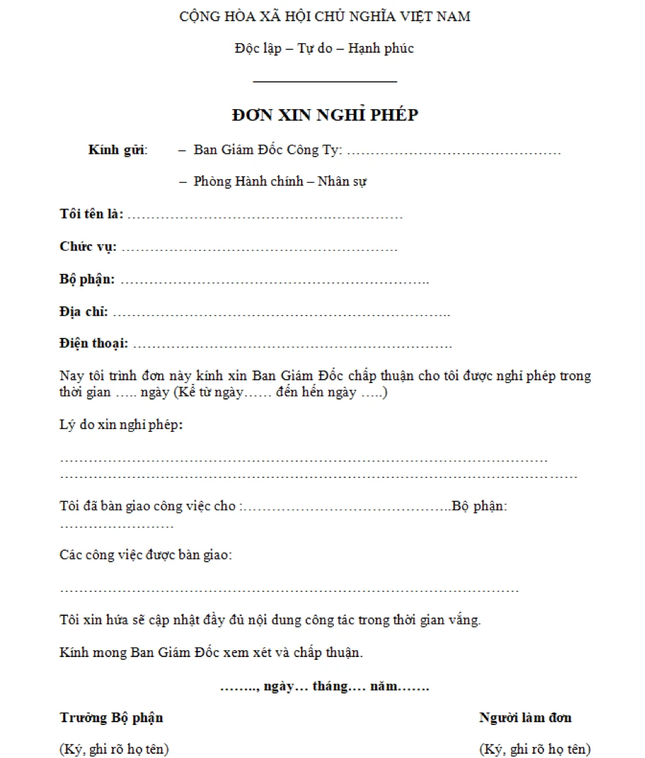 Giấy xin phép nghỉ học: Quyền lợi của học sinh sinh viên