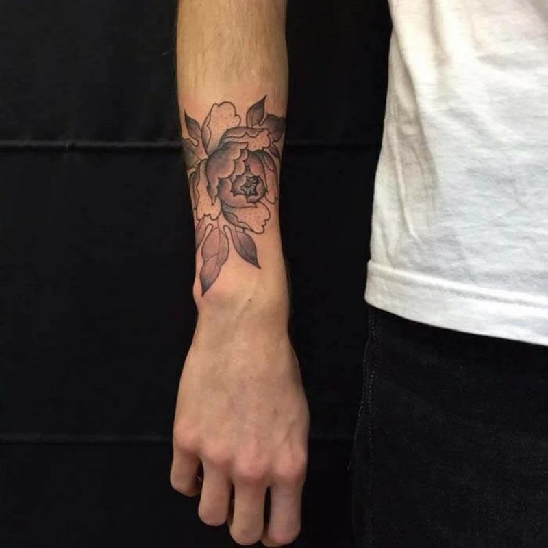 Hình xăm hoa mẫu đơn và ý nghĩa tuyệt vời cho nam nữ