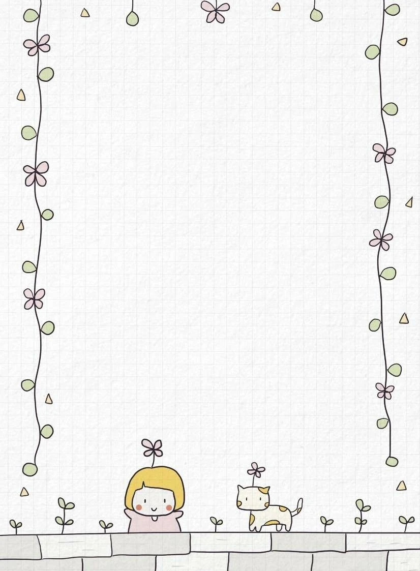 Vẽ trang trí viền giấy A4 đẹp nhất