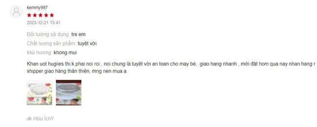 Khăn giấy ướt em bé HUGGIES®