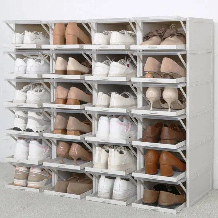 TOP Mẫu kệ để giày dép bằng nhựa tiện dụng nhất hiện nay