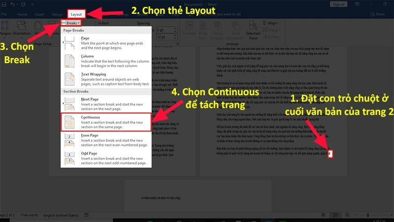 4 cách chỉnh trang ngang, dọc trong Word cực nhanh, đơn giản - Thegioididong.com