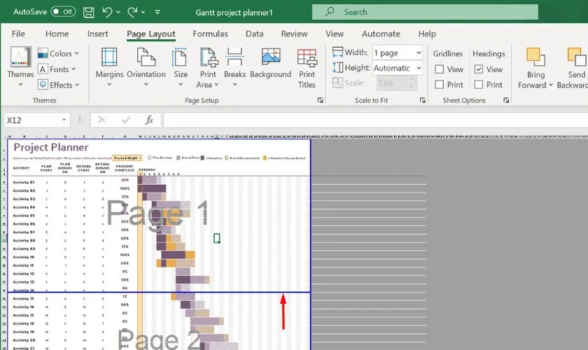Hướng dẫn cách in Excel vừa trang giấy A4