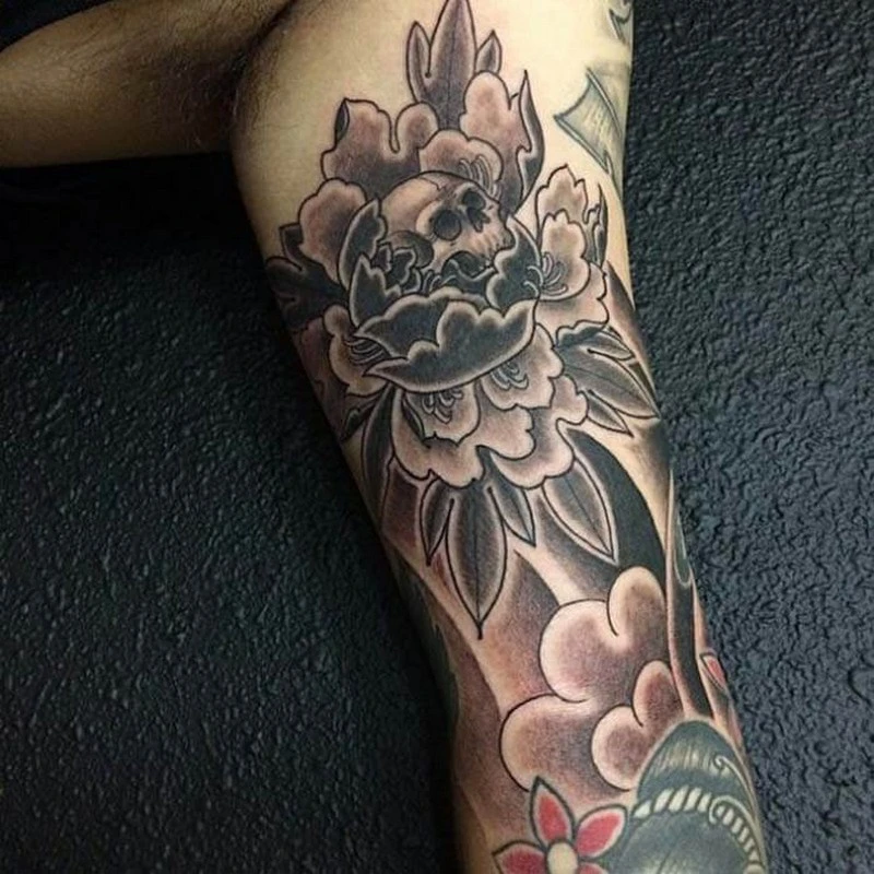 Hình xăm hoa mẫu đơn và ý nghĩa tuyệt vời cho nam nữ