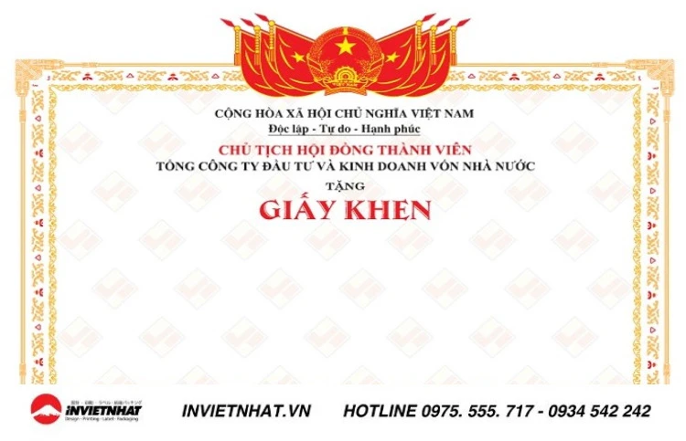 Tải mẫu giấy khen bằng khen đẹp mới nhất