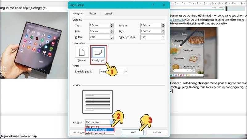 4 cách chỉnh trang ngang, dọc trong Word cực nhanh, đơn giản - Thegioididong.com