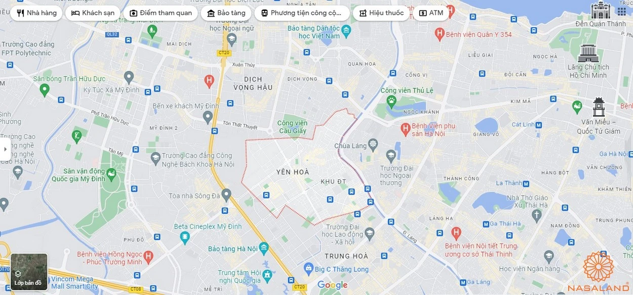 Quận Cầu Giấy: Thông tin, đặc điểm và vị trí bản đồ