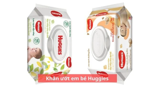 Khăn giấy ướt em bé HUGGIES®