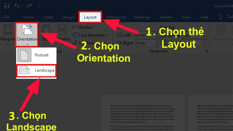 4 cách chỉnh trang ngang, dọc trong Word cực nhanh, đơn giản - Thegioididong.com
