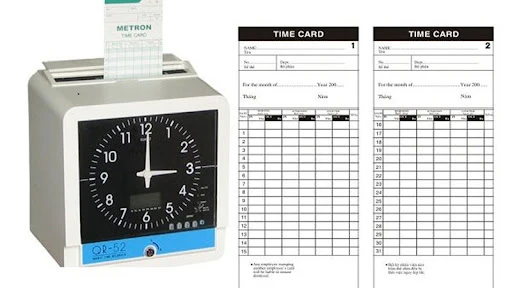 Tổng hợp top 5 máy chấm công thẻ giấy phổ biến nhất 2024