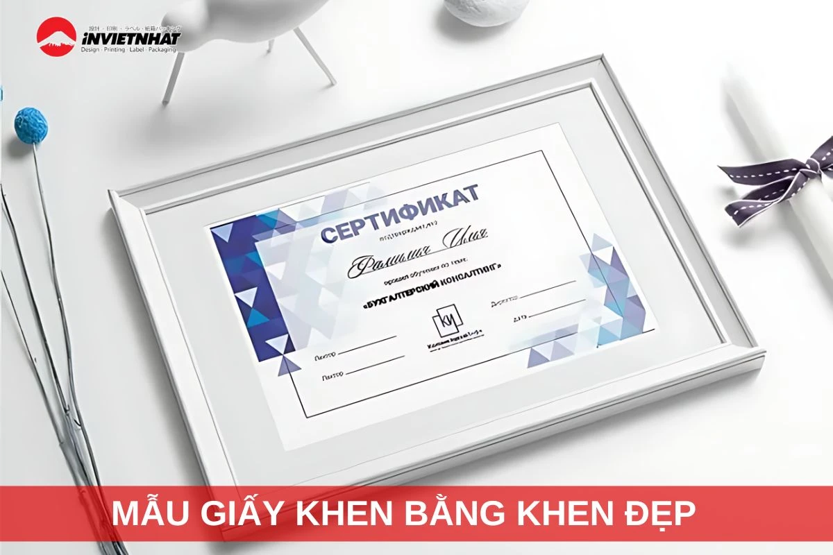 Tải mẫu giấy khen bằng khen đẹp mới nhất