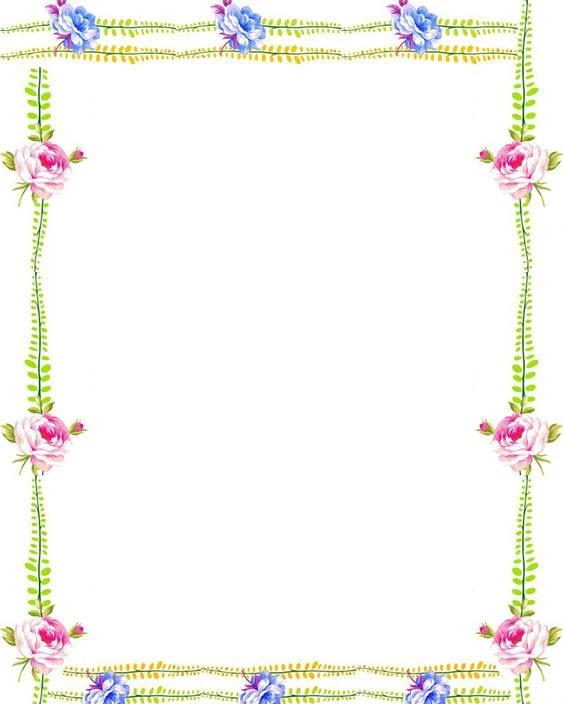 Vẽ trang trí viền giấy A4 đẹp nhất