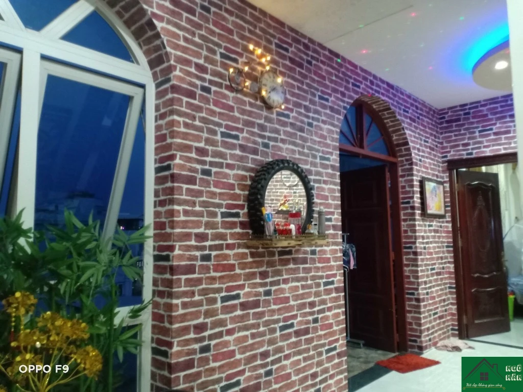 Giấy Dán Tường Giả Gạch
