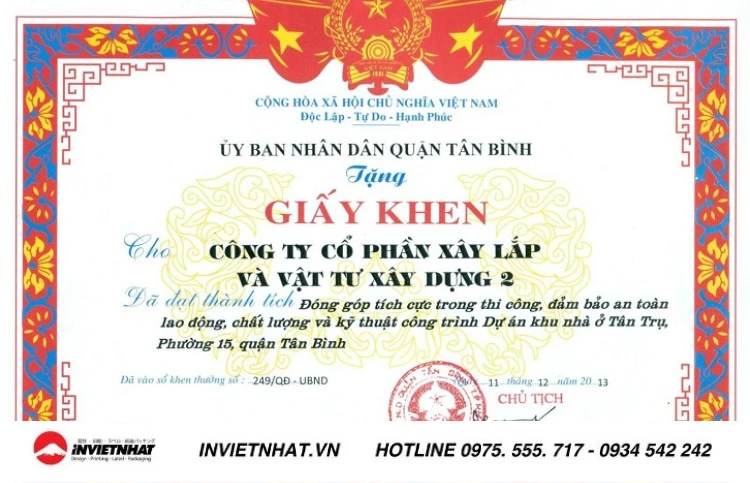 Tải mẫu giấy khen bằng khen đẹp mới nhất