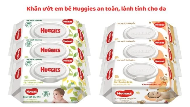 Khăn giấy ướt em bé HUGGIES®