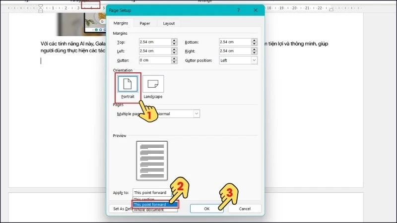4 cách chỉnh trang ngang, dọc trong Word cực nhanh, đơn giản - Thegioididong.com