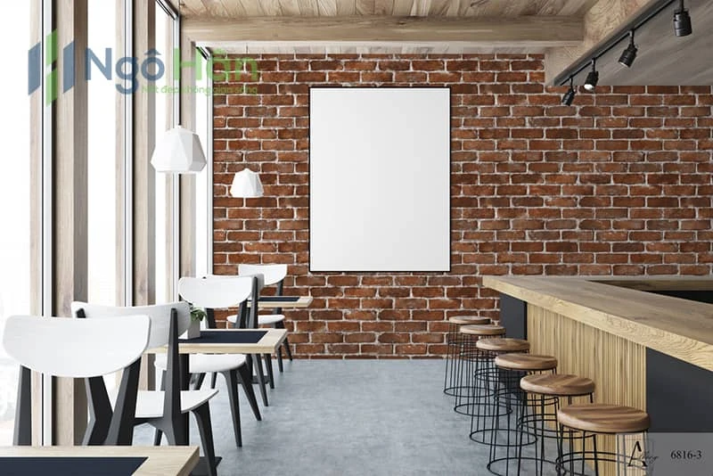 Giấy Dán Tường Giả Gạch
