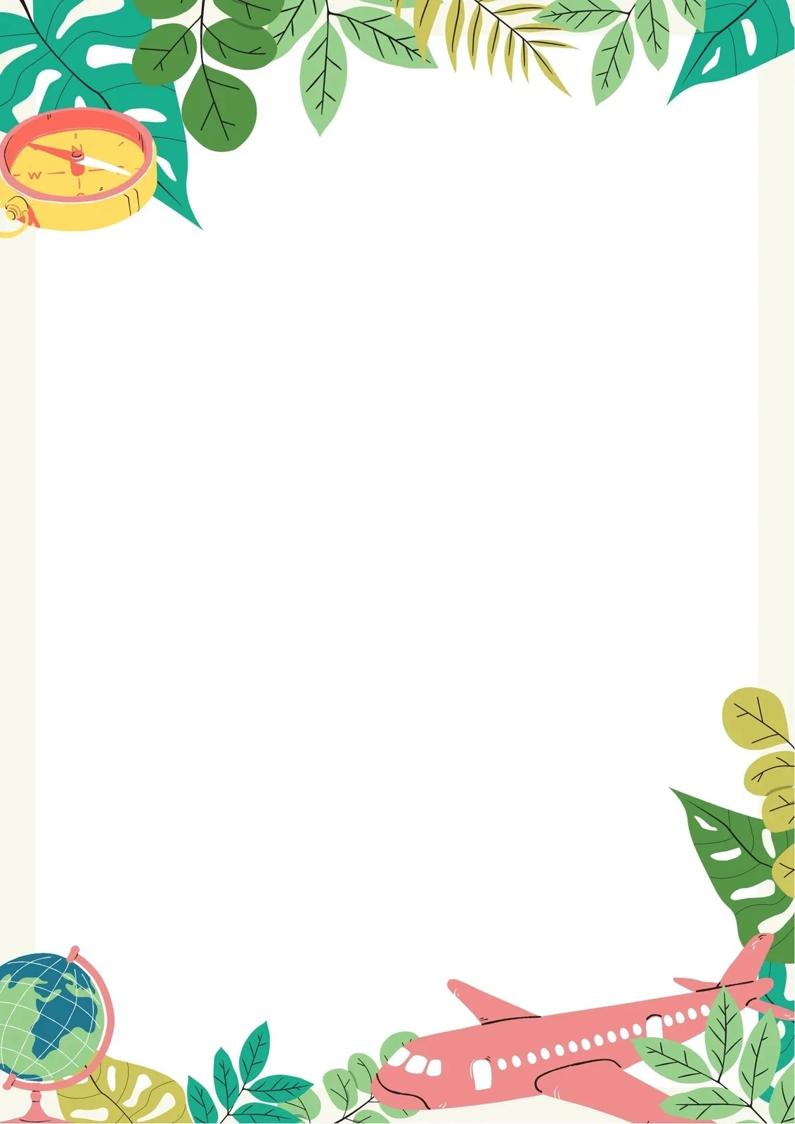 Vẽ trang trí viền giấy A4 đẹp nhất