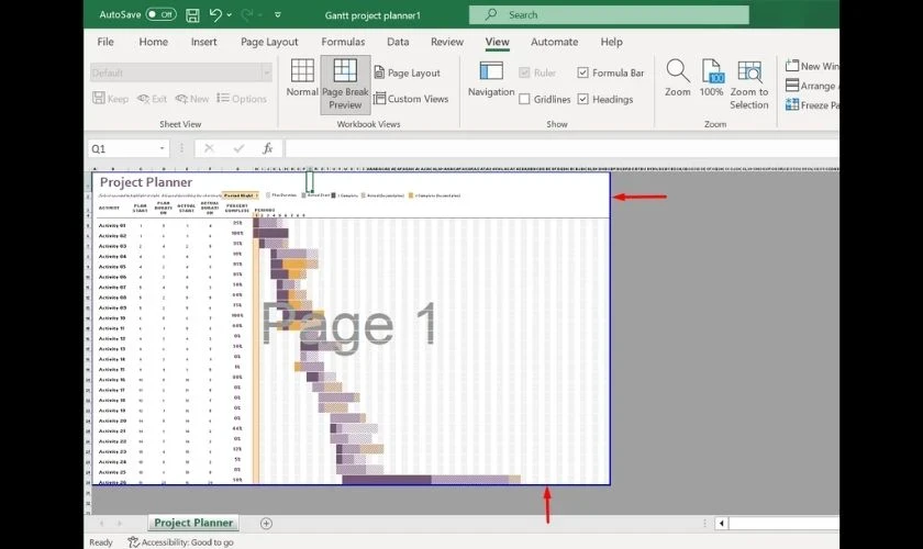 Hướng dẫn cách in Excel vừa trang giấy A4