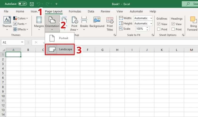 Hướng dẫn cách in Excel vừa trang giấy A4
