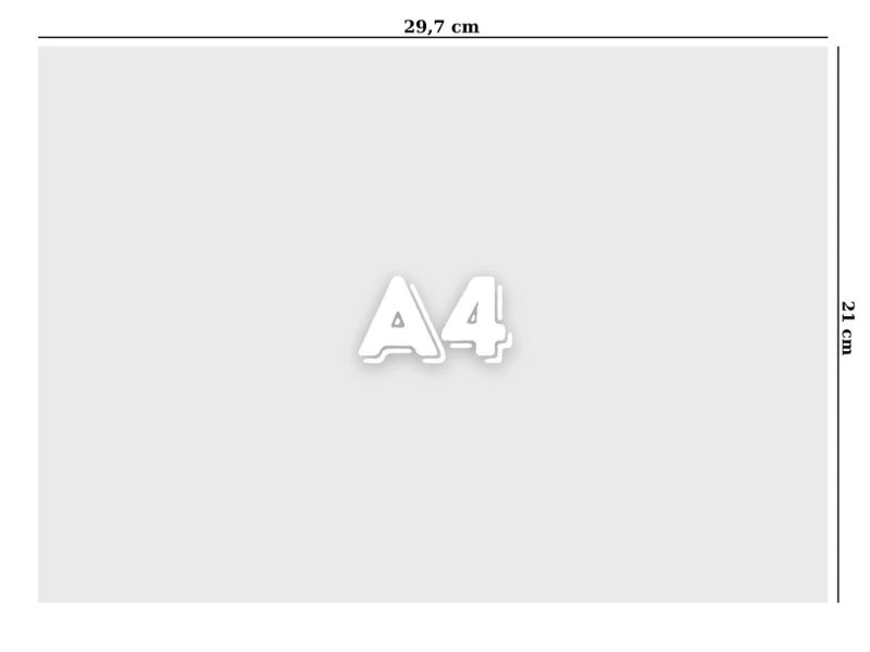 Kích thước giấy A4 là bao nhiêu cm, inch - Size giấy A4 chuẩn trong in ấn