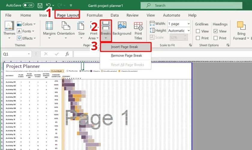 Hướng dẫn cách in Excel vừa trang giấy A4