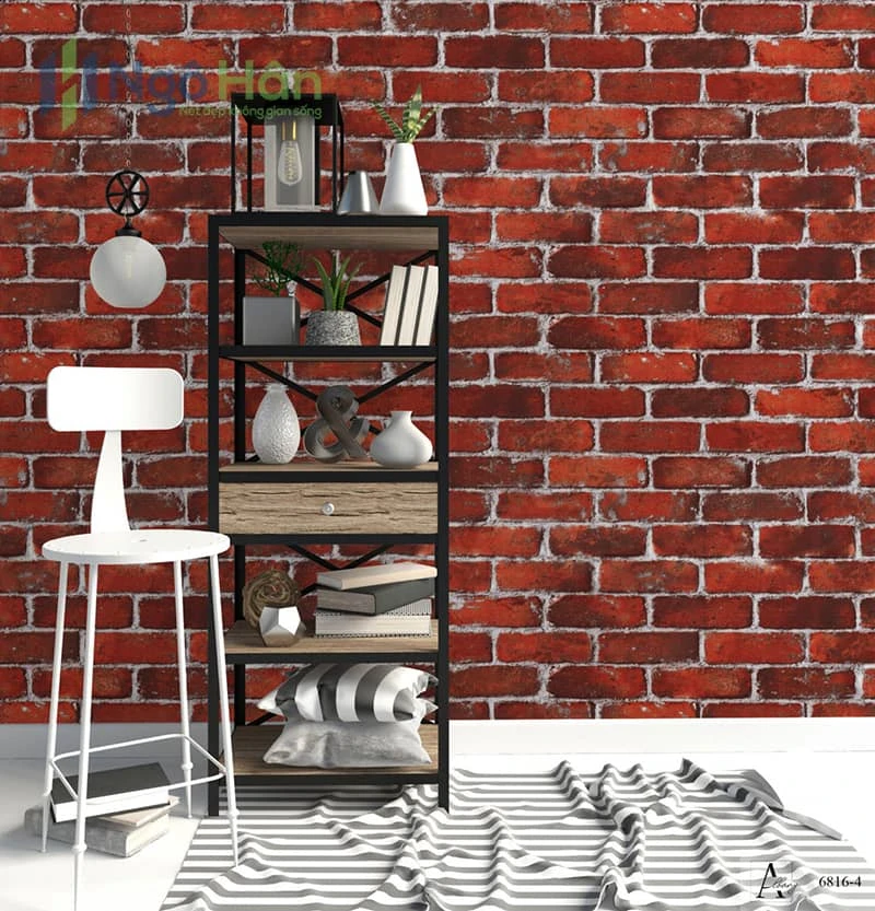 Giấy Dán Tường Giả Gạch