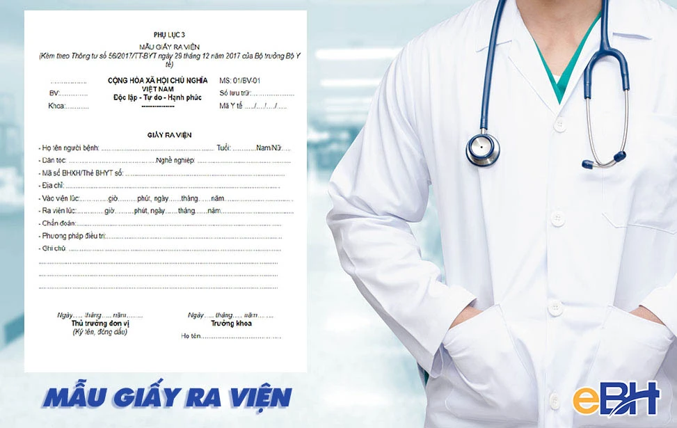 Giấy ra viện hợp lệ hưởng một số chế độ bảo hiểm xã hội