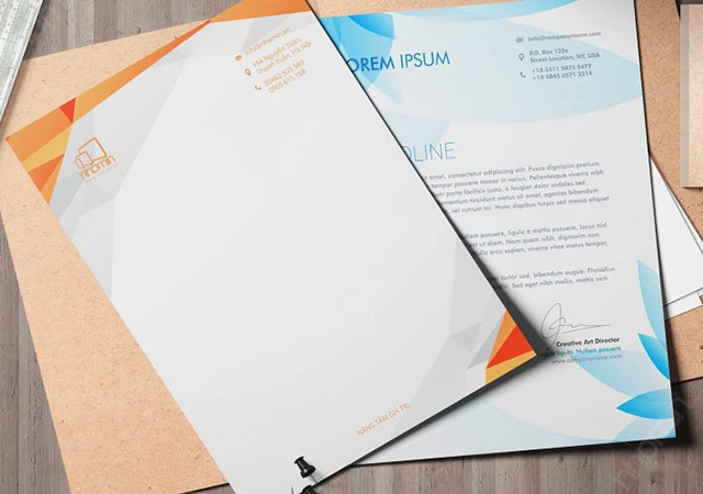 In Giấy Tiêu Đề Thư - In Letter Head - Chất lượng - Giá rẻ