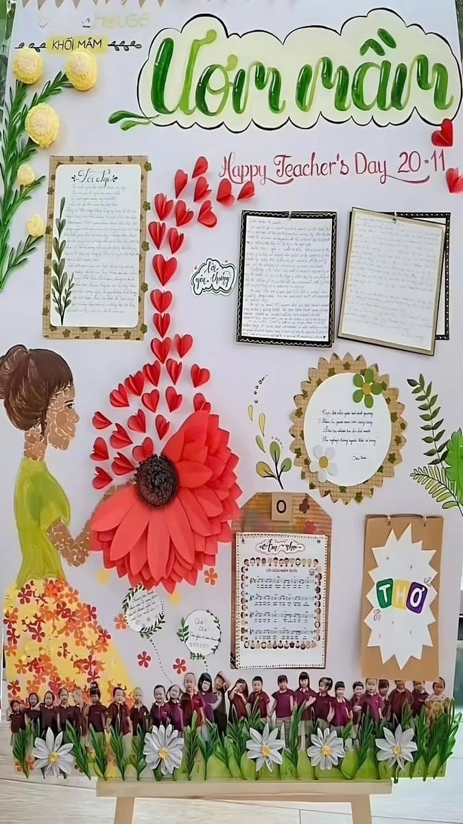 100+ mẫu báo tường 20/11 đoạt giải, đơn giản, đẹp nhất 2024