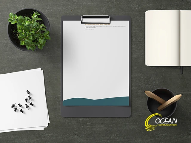 In Giấy Tiêu Đề Thư - In Letter Head - Chất lượng - Giá rẻ