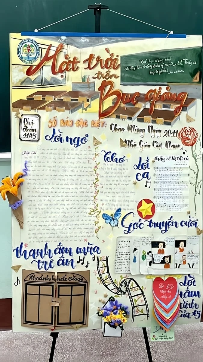 100+ mẫu báo tường 20/11 đoạt giải, đơn giản, đẹp nhất 2024