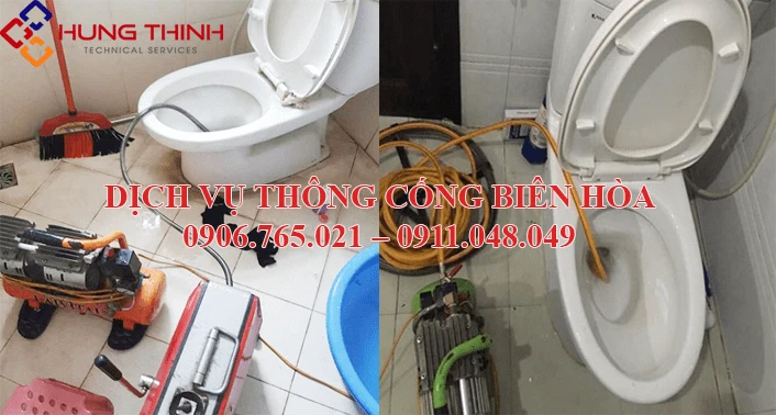 Dịch vụ thông cống nghẹt tại Biên Hòa