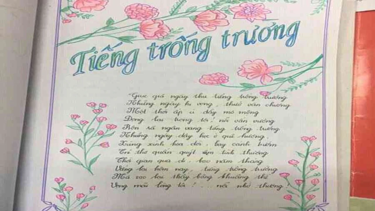 Những mẫu trang trí giấy A4 đẹp, cute