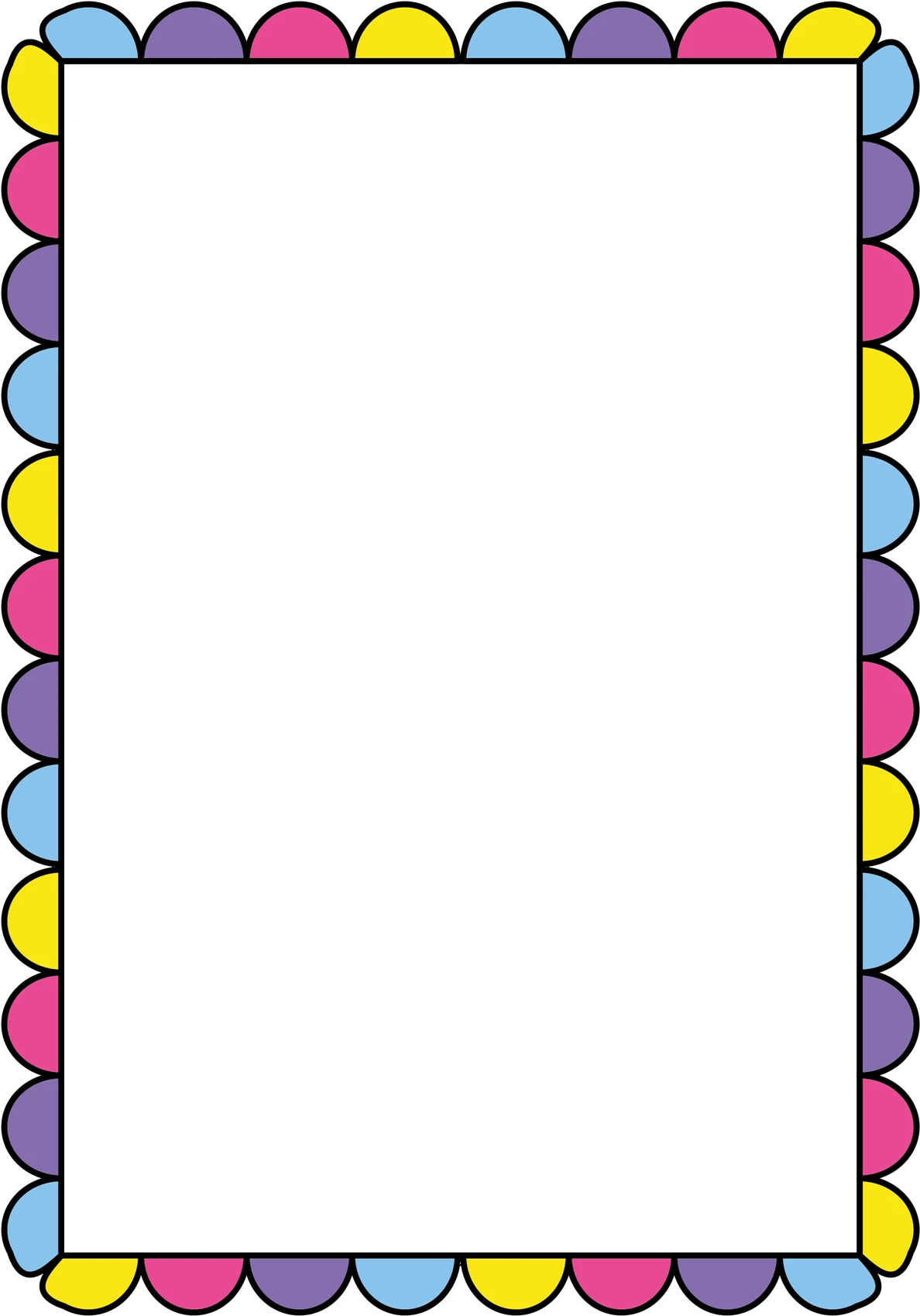 Những mẫu trang trí giấy A4 đẹp, cute