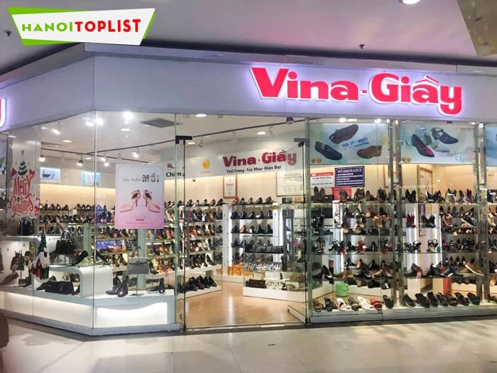Danh sách 4 cửa hàng Vina giầy tại Hà Nội hiện tại