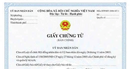 Chồng mất tích thì làm giấy chứng tử như thế nào?
