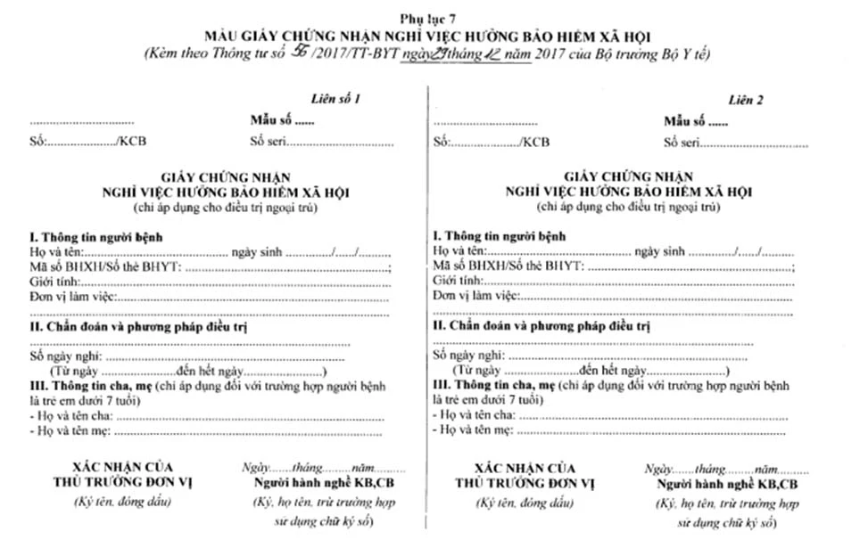 Quy định về cấp giấy chứng nhận nghỉ việc hưởng BHXH
