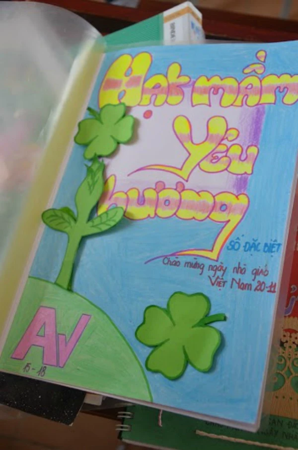 Những mẫu trang trí giấy A4 đẹp, cute