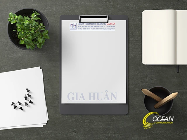 In Giấy Tiêu Đề Thư - In Letter Head - Chất lượng - Giá rẻ