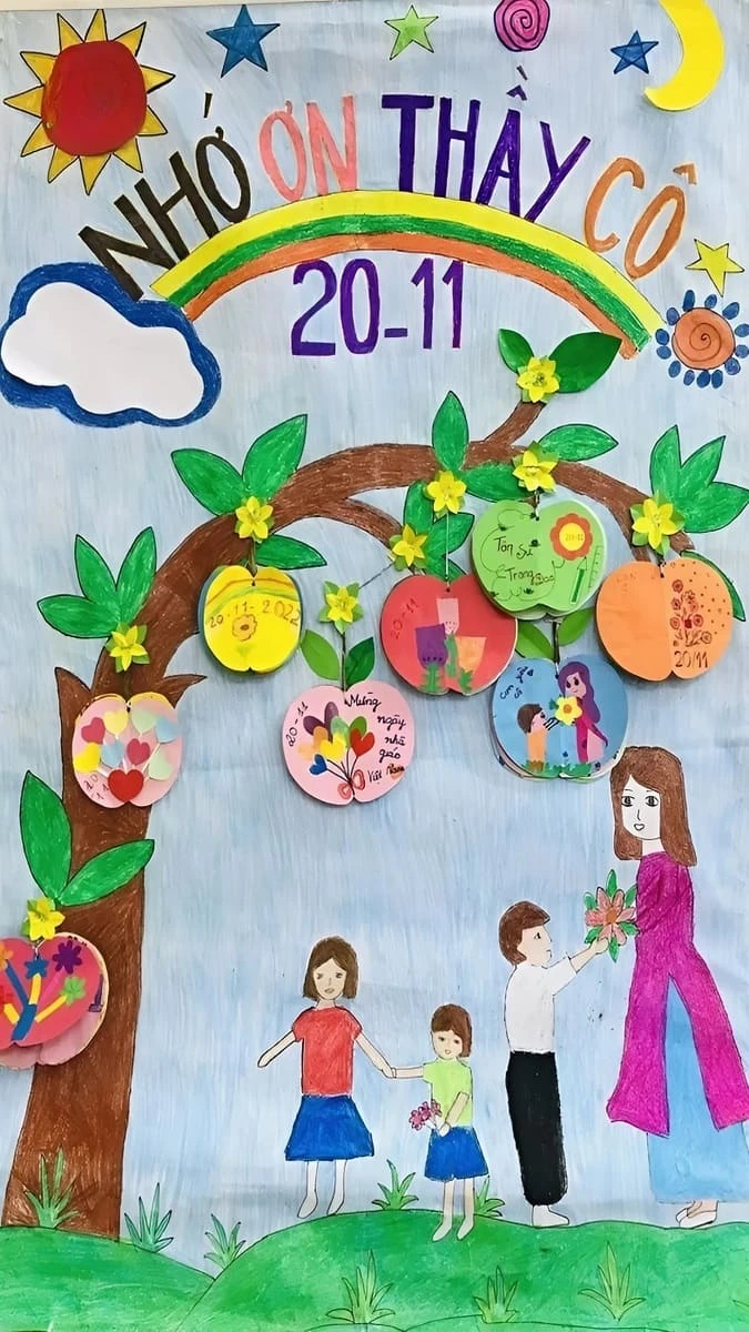 100+ mẫu báo tường 20/11 đoạt giải, đơn giản, đẹp nhất 2024