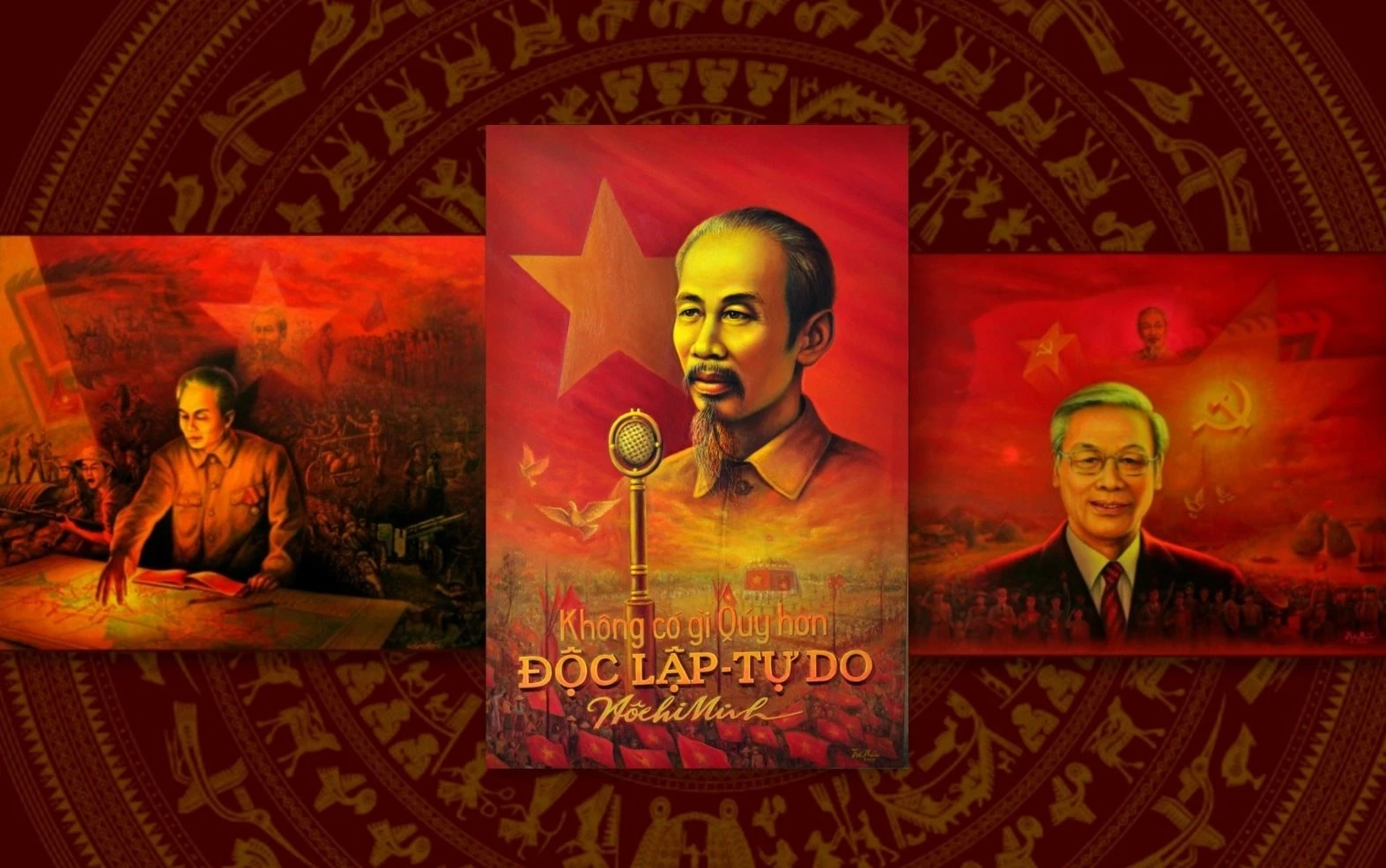 Họa sĩ vẽ Bác Hồ từ truyền thống gia đình nghệ thuật