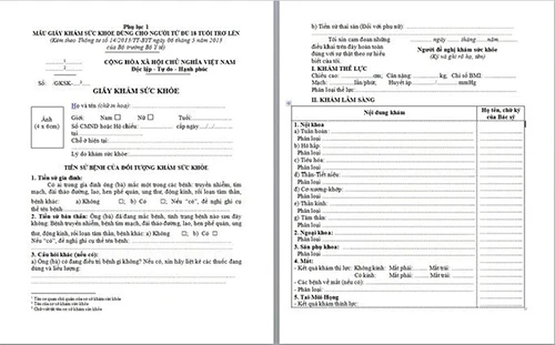 Giấy khám sức khỏe A3: Tầm quan trọng và quy trình